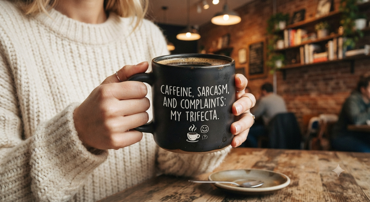 Caffeine & Complaints (Drinkware)
